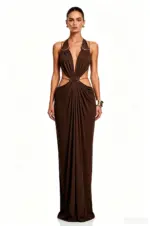Aurelia Draped Maxi Dress