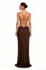 Aurelia Draped Maxi Dress - Image 2