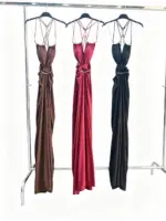 Aurelia Draped Maxi Dress - Image 4
