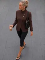 Elegant Button Cardigan - Image 2