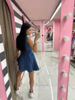 Denim Belle Dress - Image 3