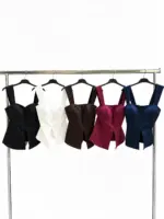 Sculpted Peplum Corset Top - Image 6