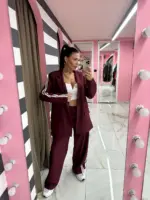 Urban Stripe Suit Set - Image 4
