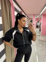 Sporty stripe jacket