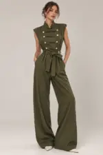 Military Chic Jumpsuit