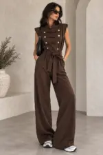 Military Chic Jumpsuit - Image 5