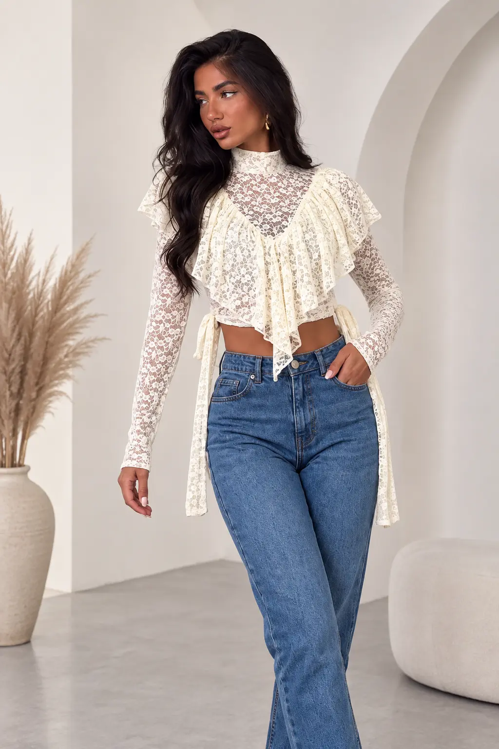 img_6aa658f38b11a7.22122905 Romantic Lace Top - Image 1