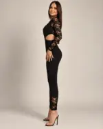 Midnight Lace Dress - Image 2