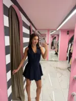 Preppy Pinstripe Playsuit - Image 4