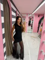 Midnight Veil Dress