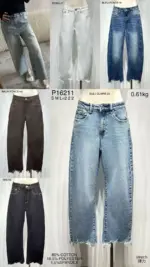 Raw Hem Straight Leg Jeans - Image 3