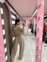 Cropped Zip Hoodie Set - Image 12