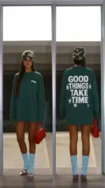 Good Things Take Time Oversized Sweatshirt