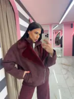 Aspen Faux Fur Jacket - Image 2