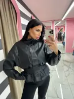 Urban Belt Leather Jacket