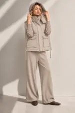 Cozy Hood Puffer Vest - Image 6