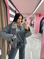 Denim luxe jacket