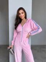 Velvet Curve Jumpsuit - Image 2