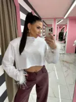 Feather muse Top