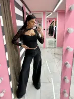 Midnight Eco Leather Pants