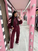 Sporty Chic Striped Set