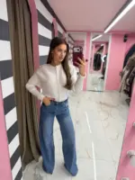 Everyday wide leg jean