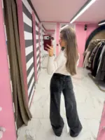 Everyday wide leg jean - Image 4