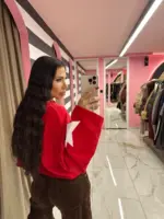 Star Cropped Sweatshirt - Image 2